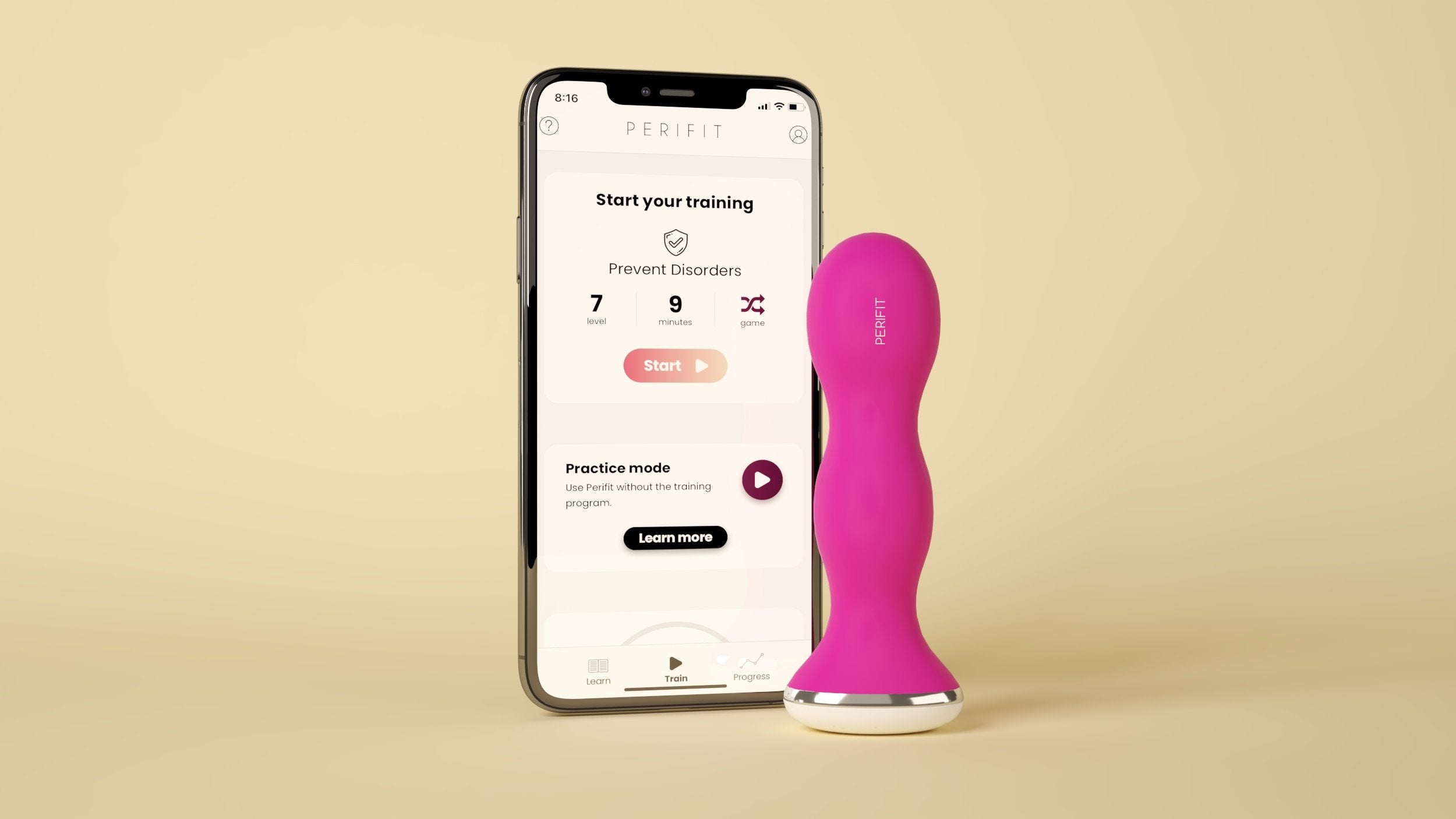 Perifit Kegel Exerciser With App Strengthen order Your Pelvic Floor PINK